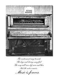 "Music is Forever", 12x16 common size, click to see larger